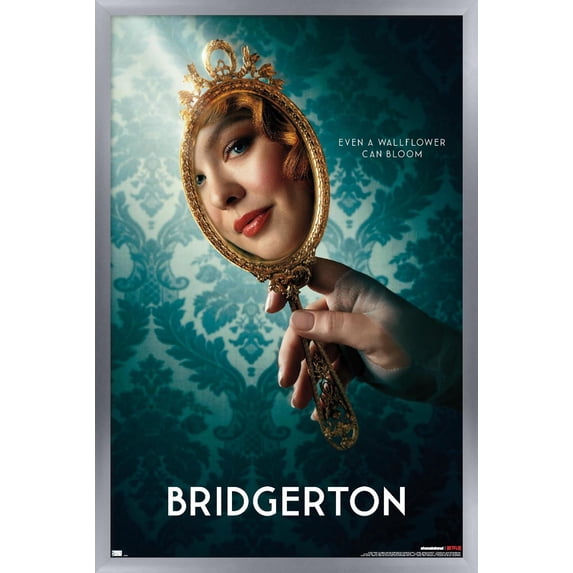 Netflix Bridgerton: Season 3 - Penelope Teaser One Sheet Wall Poster, 22.375" x 34" Framed