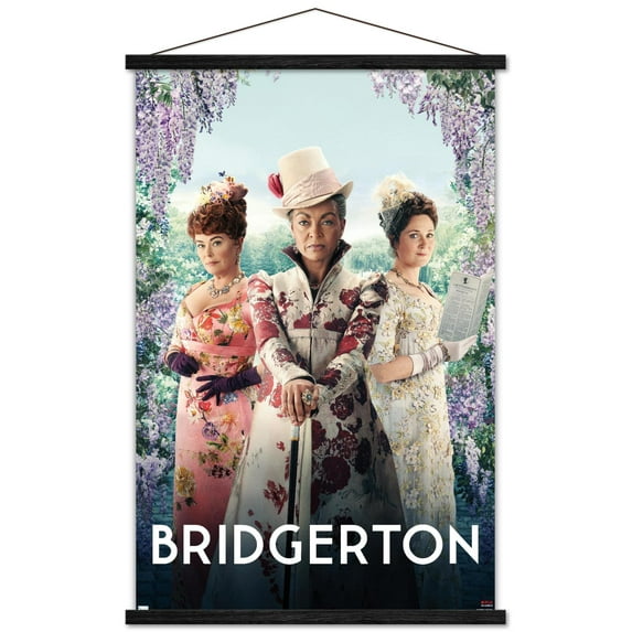 Netflix Bridgerton - Trio Wall Poster with Wooden Magnetic Frame, 22.375" x 34"