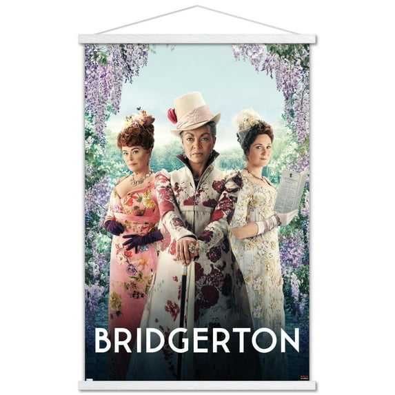 Netflix Bridgerton - Trio Wall Poster with Wooden Magnetic Frame, 22.375" x 34"
