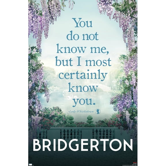 Netflix Bridgerton - You Don't Know Me Wall Poster, 14.725" x 22.375"