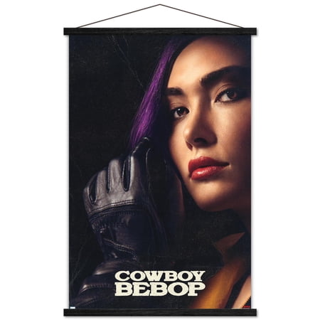 Netflix Cowboy Bebop - Faye One Sheet Wall Poster with Magnetic Frame, 22.375" x 34"