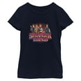 thumbnail image 1 of Netflix Girls' Stranger Things Retro Friend Group Main Logo T Shirt, 1 of 4