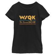 Netflix Girls' Stranger Things Vintage Radio The Squawk WSQK T Shirt