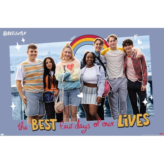 Netflix Heartstopper: Season 2 - Best Few Days Wall Poster, 14.725" x 22.375"