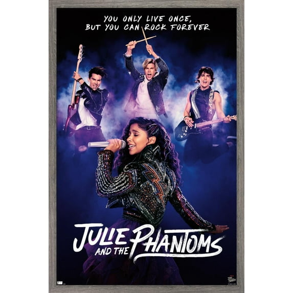 Netflix Julie and the Phantoms - The Band Wall Poster, 22.375" x 34", Framed