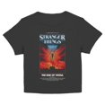 thumbnail image 1 of Netflix Junior's Stranger Things The Rise Of Vecna Artistic Print T Shirt, 1 of 4