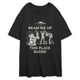 thumbnail image 1 of Netflix Junior's Stranger Things Vintage People Beam Me Up Joke T Shirt, 1 of 4