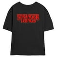 thumbnail image 1 of Netflix Juniors' Stranger Things Distressed Bloody Dripping Logo T Shirt, 1 of 4