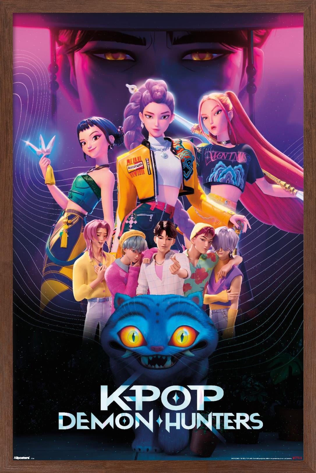Netflix KPop Demon Hunters (2025) - Group Wall Poster, 22.375