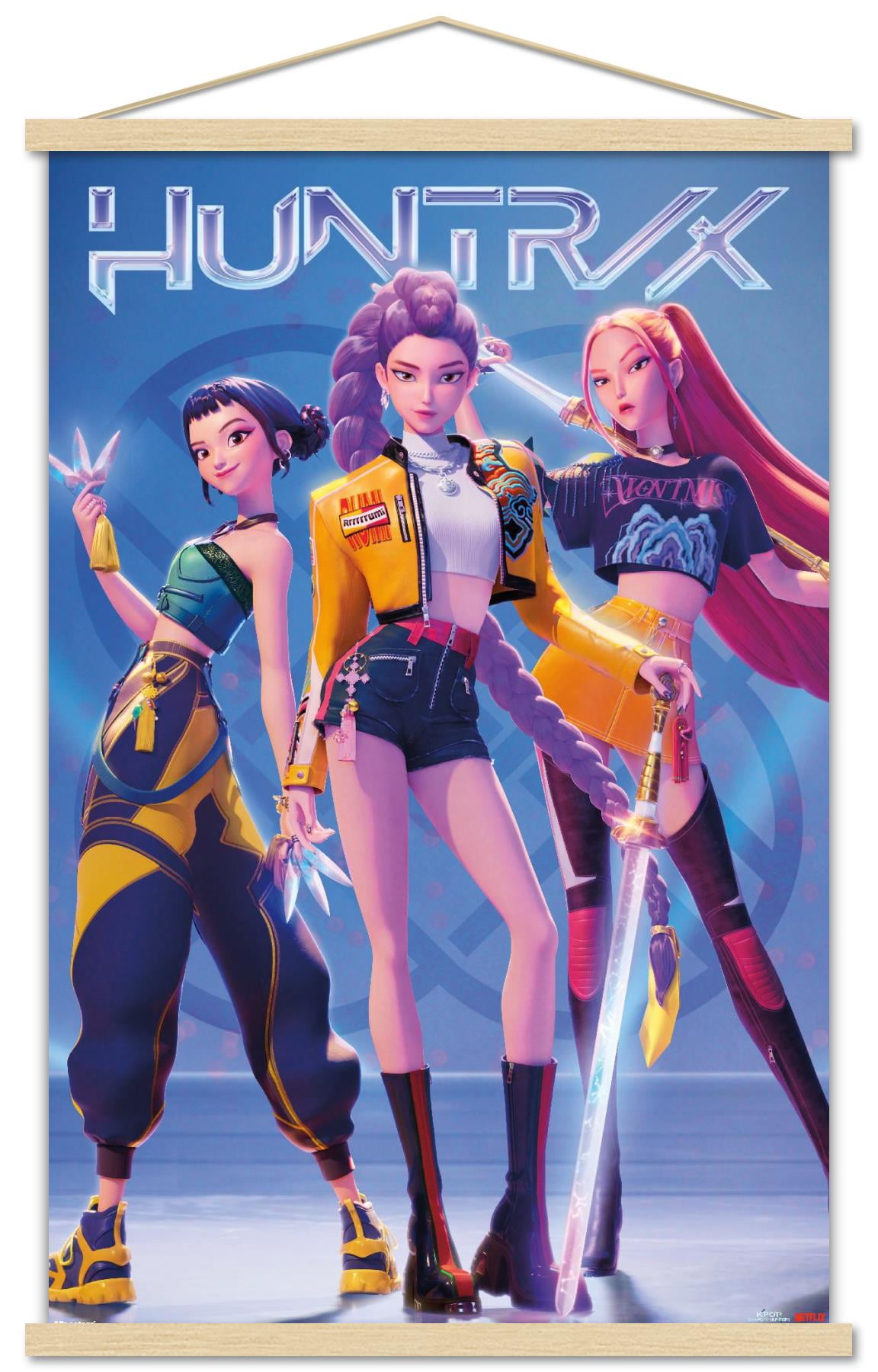 Netflix KPop Demon Hunters (2025) - Huntrix Hero Group Wall Poster