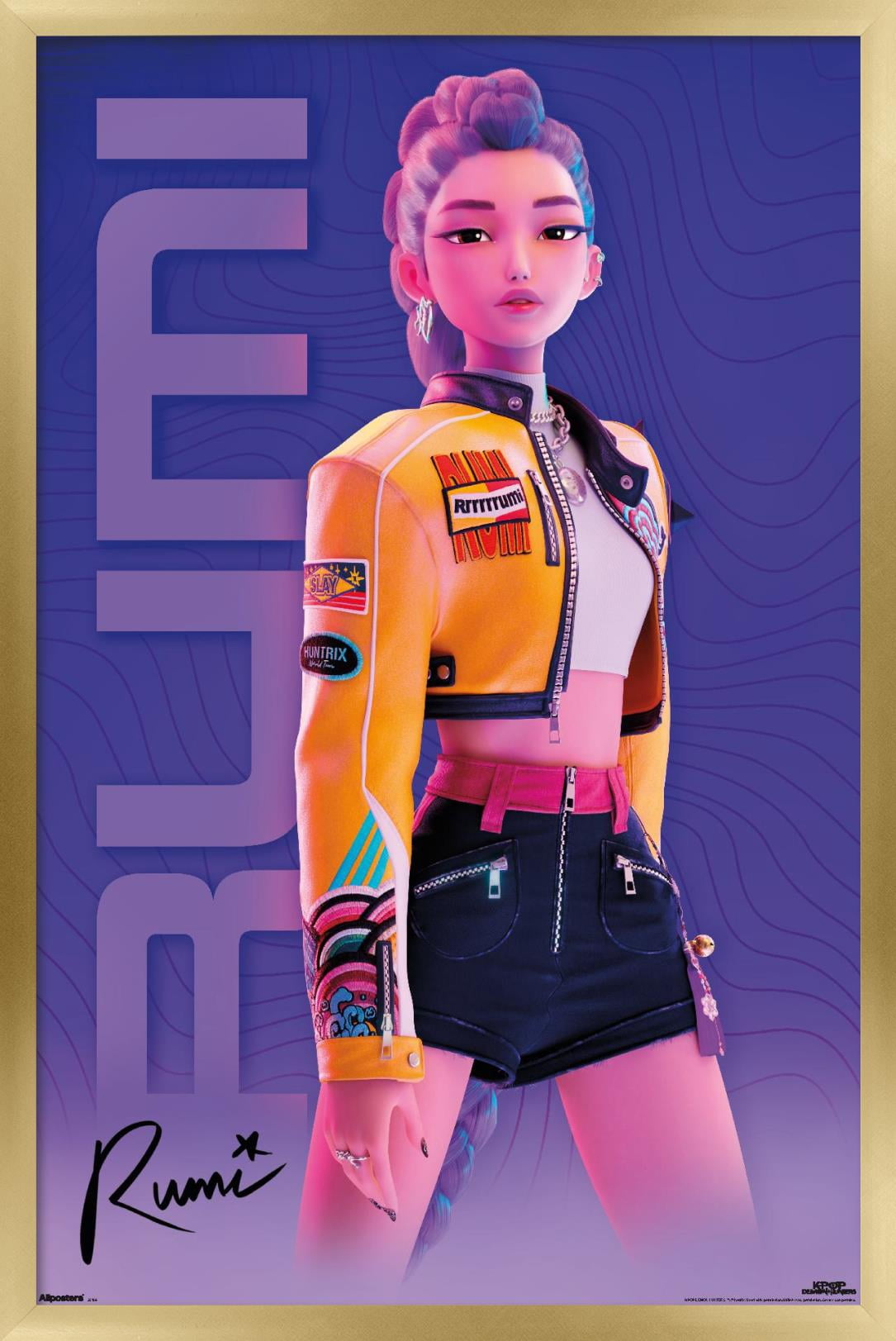 Netflix KPop Demon Hunters (2025) - Huntrix Rumi Solo Wall Poster