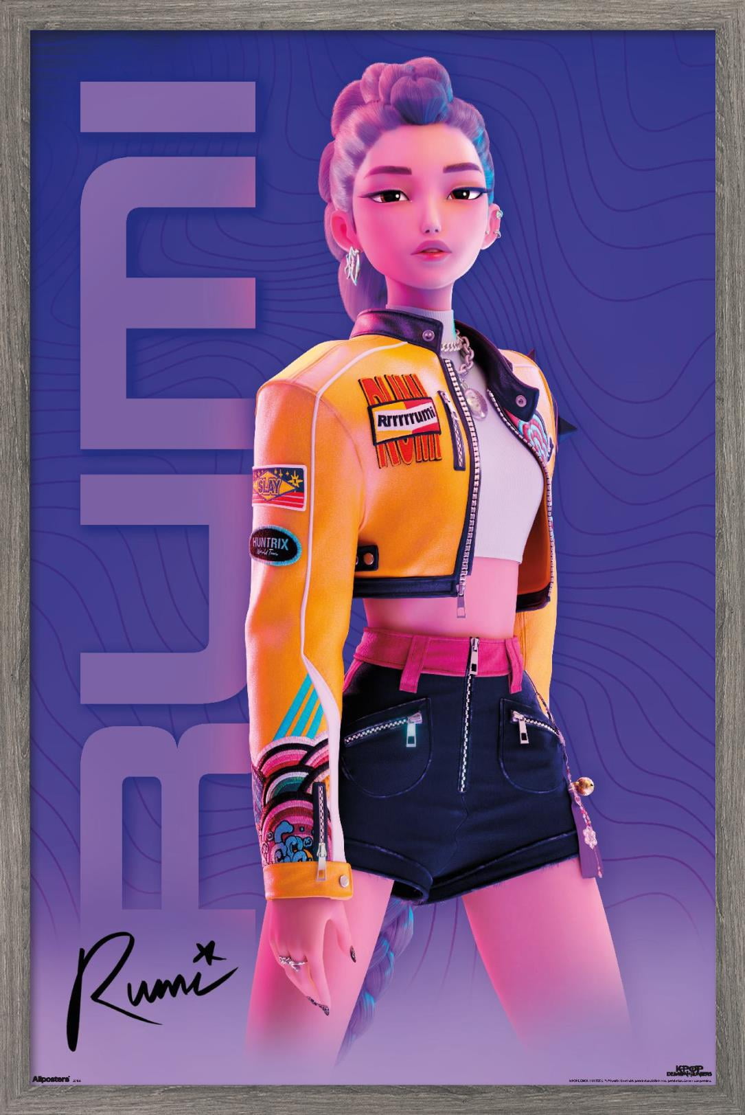 Netflix KPop Demon Hunters (2025) - Huntrix Rumi Solo Wall Poster