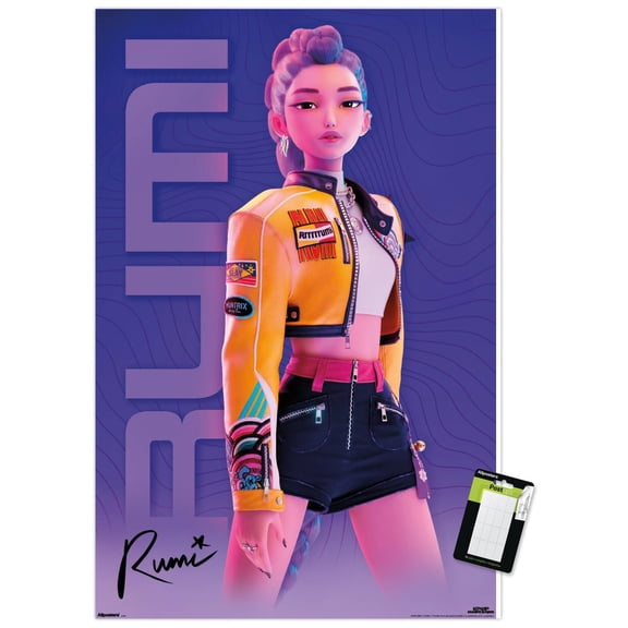 Netflix KPop Demon Hunters (2025) - Huntrix Rumi Solo Wall Poster, 22.375" x 34"