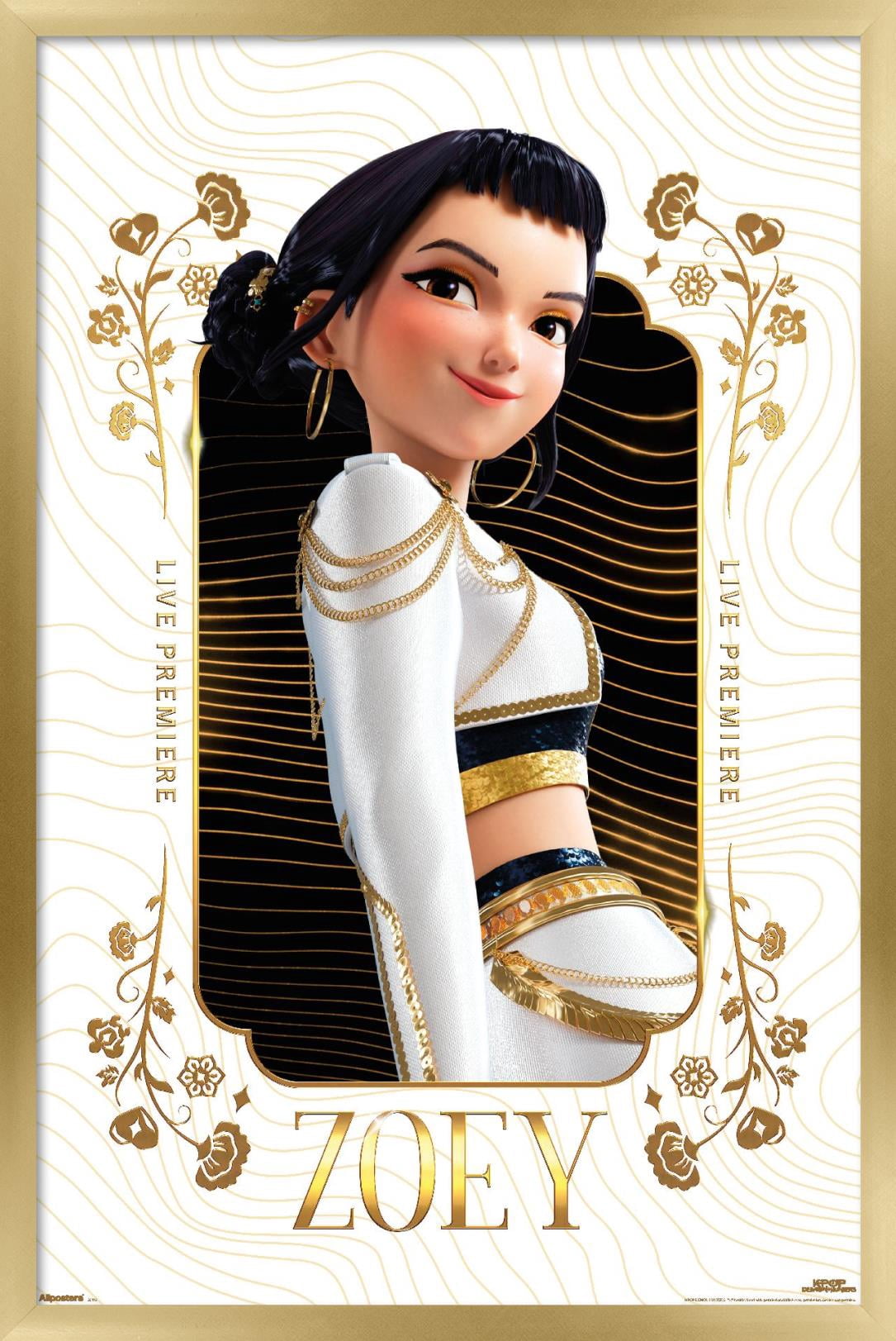 Netflix KPop Demon Hunters (2025) - Huntrix Zoey Golden Wall