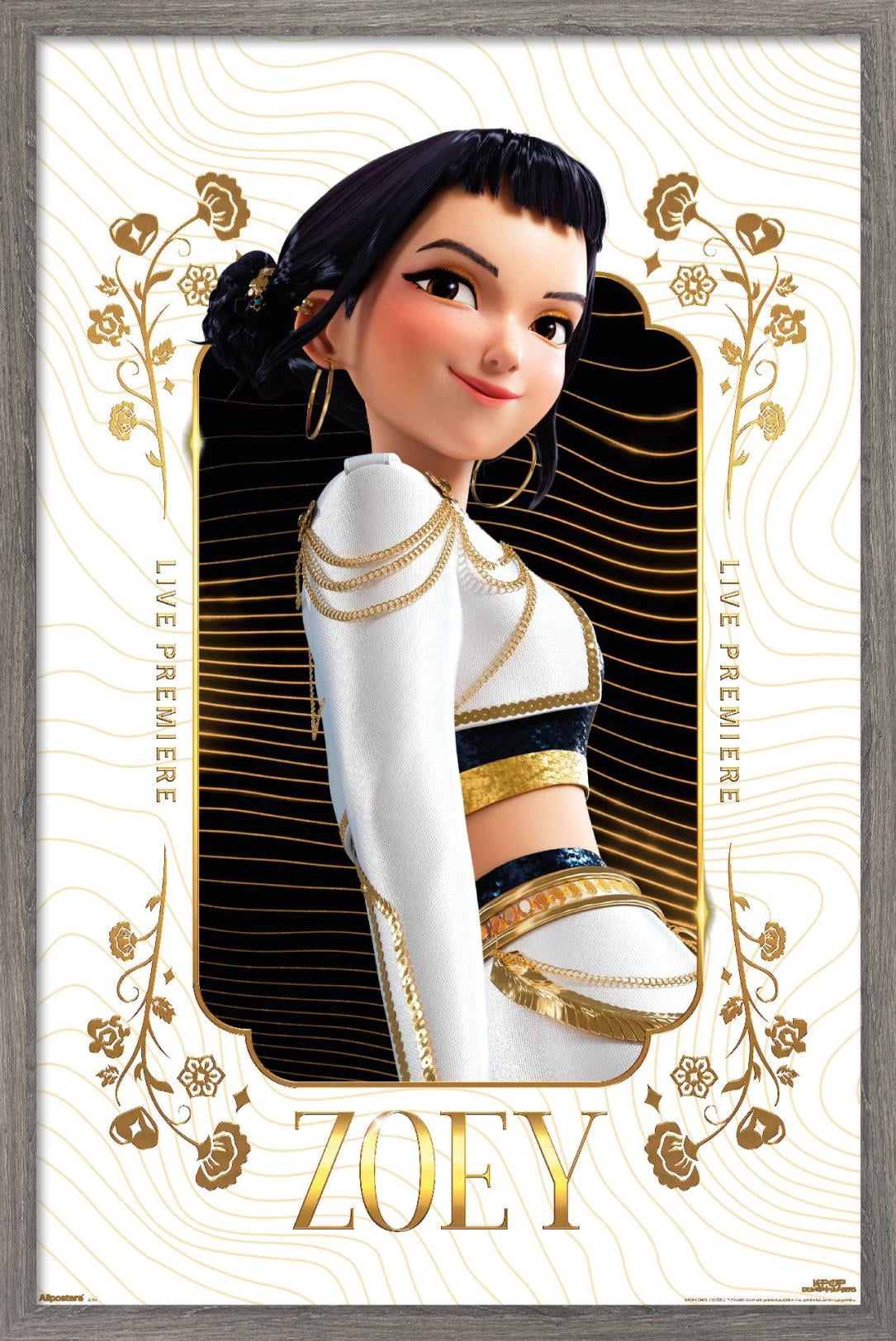 Netflix KPop Demon Hunters (2025) - Huntrix Zoey Golden Wall
