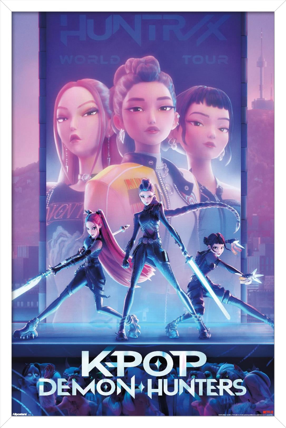 Poster KPop Hunters Sur Toile 30x45 Cm - Déco Murale Pour Chambre, Bureau - Impression Haute Qualité Résistante Aux UV - 12