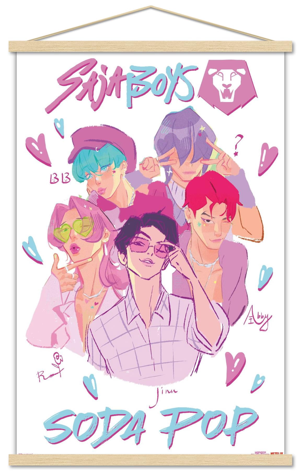 Netflix KPop Demon Hunters (2025) - Saja Boys Soda Pop Wall Poster