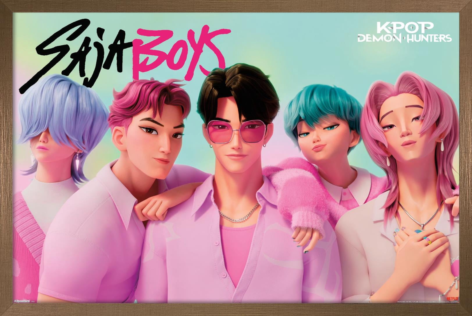 K-POPメンズアーティストポスター５０枚セット Netflix-KPop-Demon-Hunters-