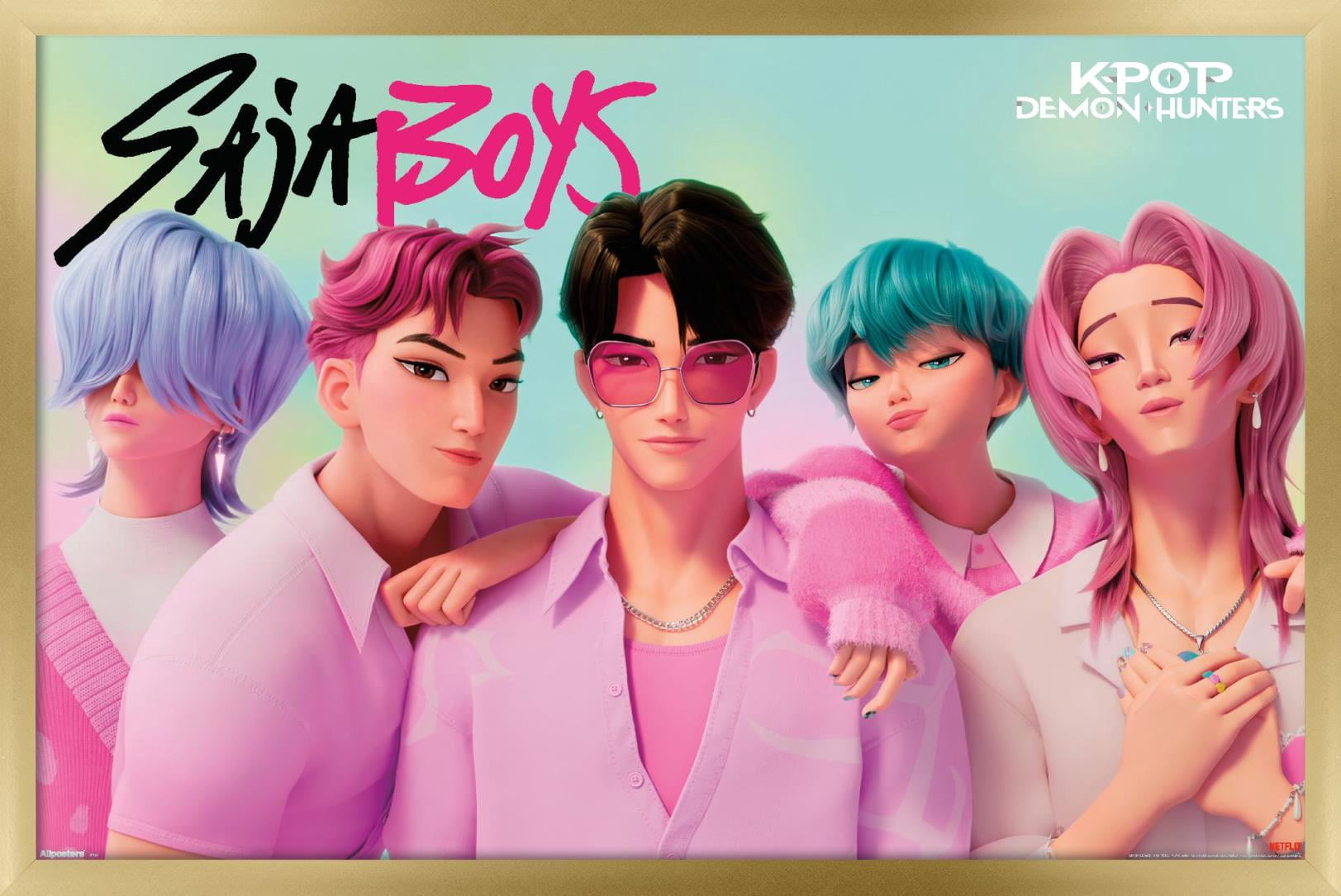Netflix KPop Demon Hunters (2025) - Saja Boys Wall Poster, 14.725