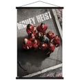 thumbnail image 1 of Netflix La Casa de Papel - Money Heist Roof Wall Poster with Wooden Magnetic Frame, 22.375" x 34", 1 of 5