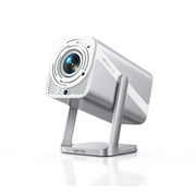 TOPTRO Smart 4K Projector with WiFi 6 and Bluetooth 5.2, Native 1080P Mini Portable Projector, Dolby Audio/Auto Focus/Auto Keystone, 360°Adjustable Stand