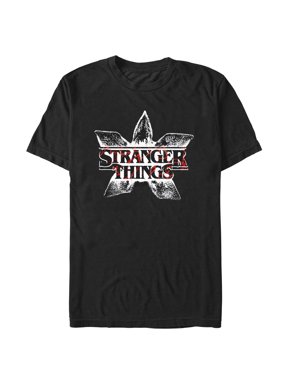 Netflix Men's Stranger Things Demogorgon Head Classic Logo T Shirt