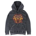 thumbnail image 1 of Netflix Men's Stranger Things Distressed Hellfire Club Flame Instruments Lightweight Hoodie, 1 of 4