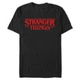 thumbnail image 1 of Netflix Men's Stranger Things Pixel 8 Bits Gradient Classic Logo T Shirt, 1 of 5