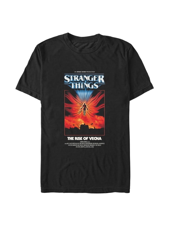 Netflix Men's Stranger Things The Rise Of Vecna Retro Poster T Shirt