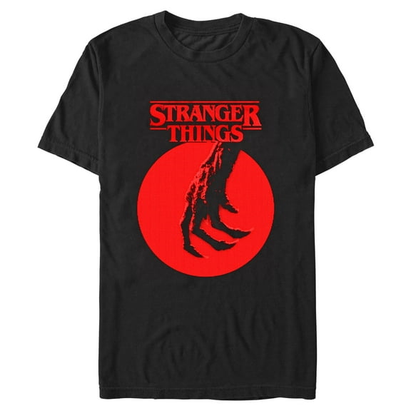 Netflix Men's Stranger Things Vecna Red Badge Hand T Shirt