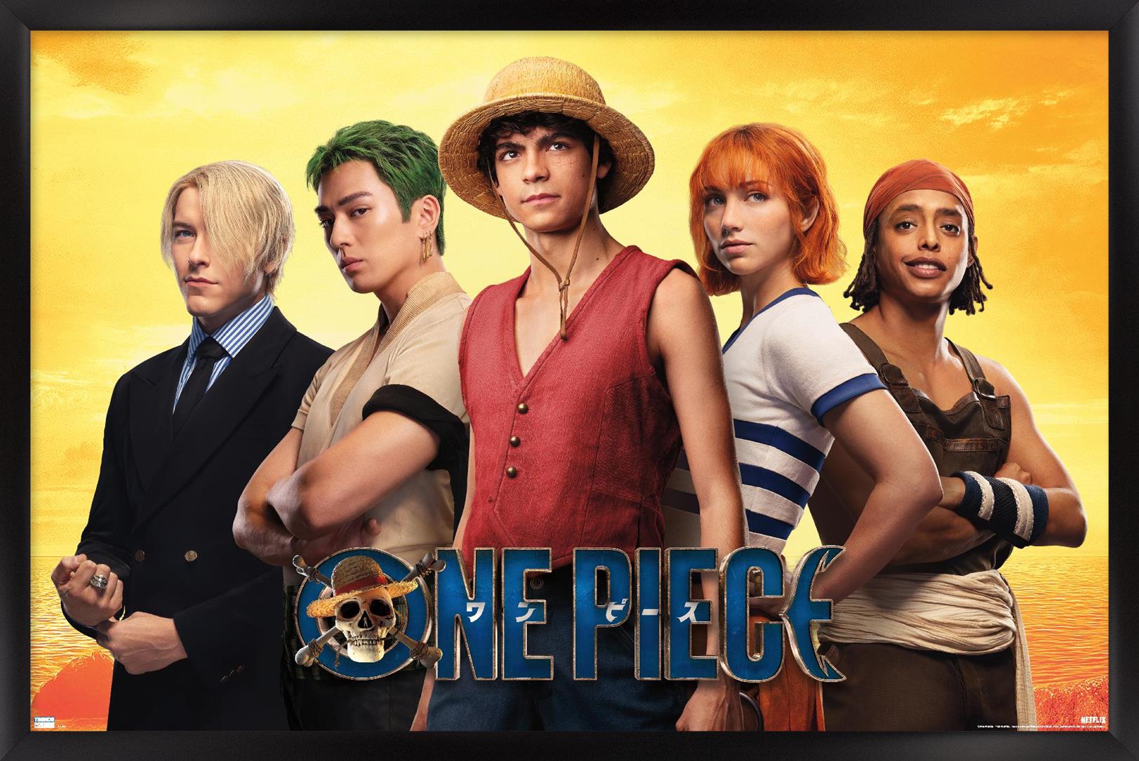 Netflix One Piece - Collage Wall Poster, 22.375" x 34" Framed