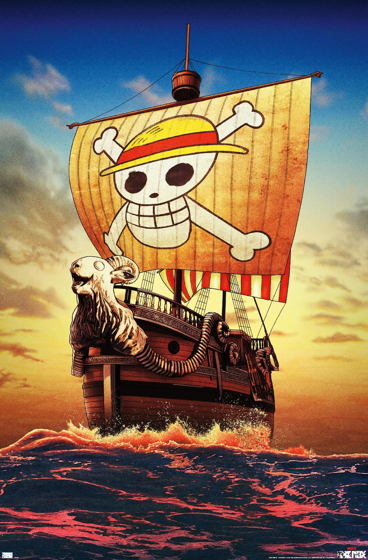 Netflix One Piece - Going Merry One Sheet Wall Poster, 22.375 x 34 