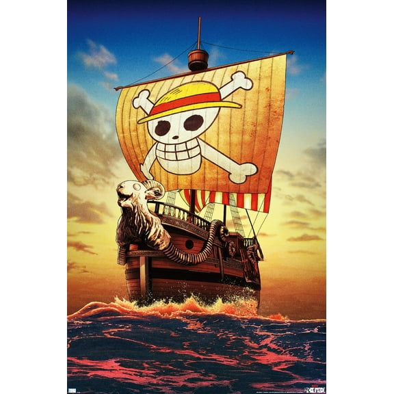 Netflix One Piece - Going Merry One Sheet Wall Poster, 14.725" x 22.375"