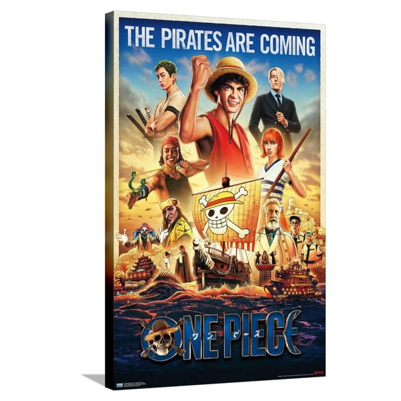 Netflix One Piece - Group One Sheet Canvas Wall Poster, 22.375" x 34"