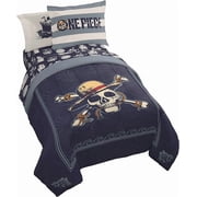Netflix One Piece High Seas 5 Piece Twin Size Bed Set with Sham - Soft Anime Bedding D cor