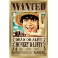 thumbnail image 1 of Netflix One Piece - Luffy Wanted Wall Poster, 22.375" x 34" Framed, 1 of 4