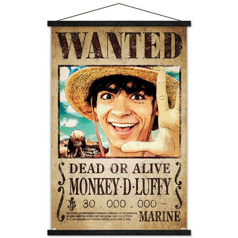 24 Affiches One Piece Wanted – Édition Papier Kraft 42x29 Cm, Posters Manga Anime à Accrocher
