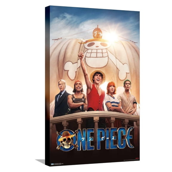 Netflix One Piece - One Sheet Canvas Wall Poster, 14.725" x 22.375"