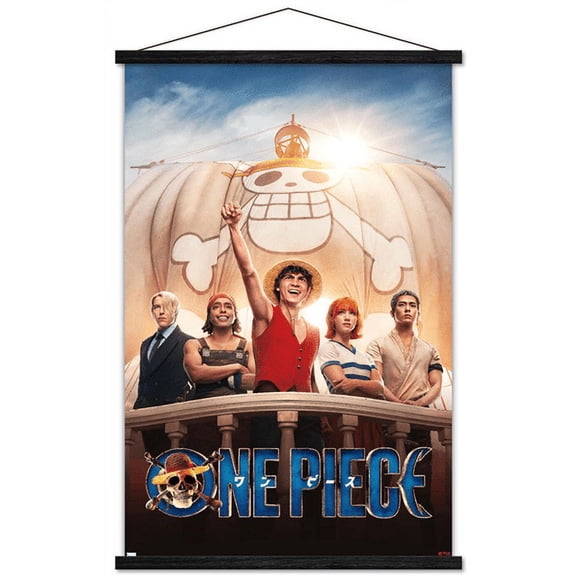Netflix One Piece - One Sheet Wall Poster with Magnetic Frame, 22.375" x 34"