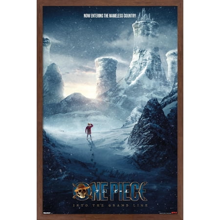 Netflix One Piece: Season 2 (2026) - Drum Island Key Art Wall Poster, 14.725" x 22.375" Framed