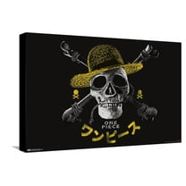 Netflix One Piece - Skull Logo Canvas Wall Poster, 14.725" x 22.375"