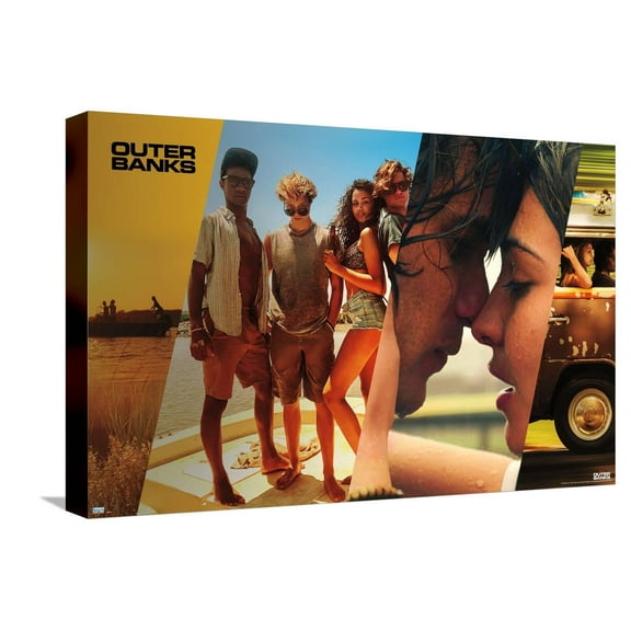 Netflix Outer Banks - Scenes Canvas Wall Poster, 14.725" x 22.375"