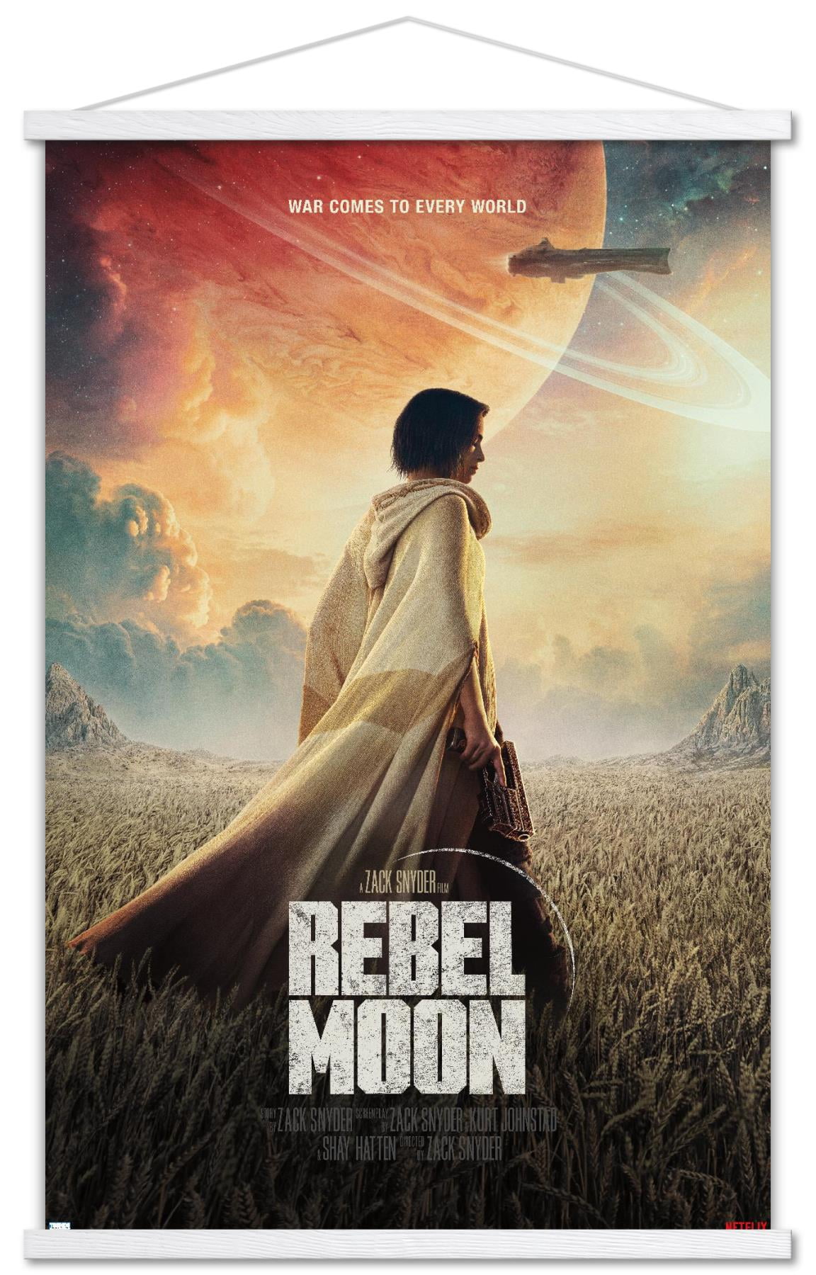 Netflix Rebel Moon Part One A Child Of Fire Kora Teaser One Sheet — free download