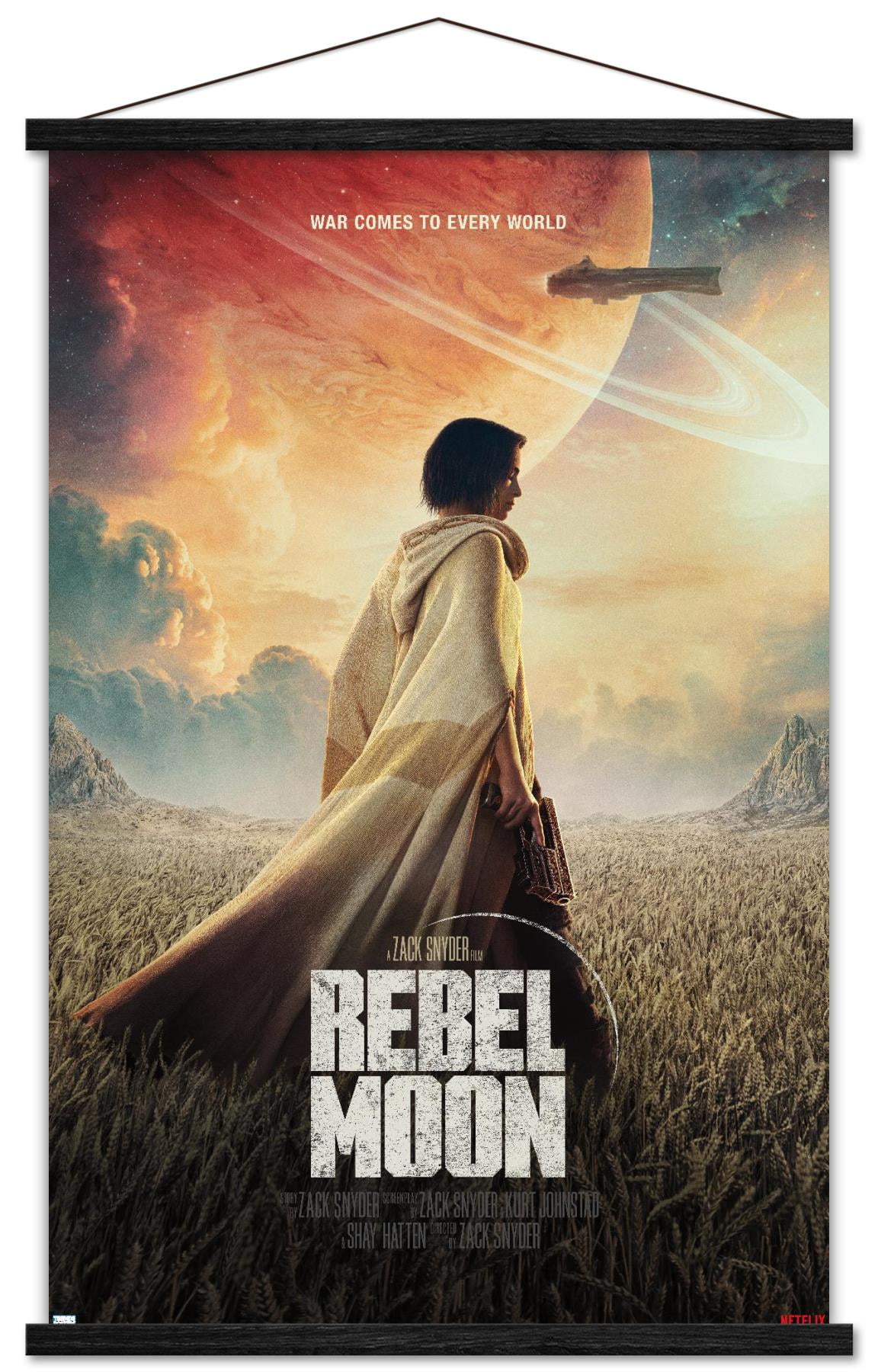 Netflix Rebel Moon Part One A Child Of Fire Kora Teaser One Sheet — free download