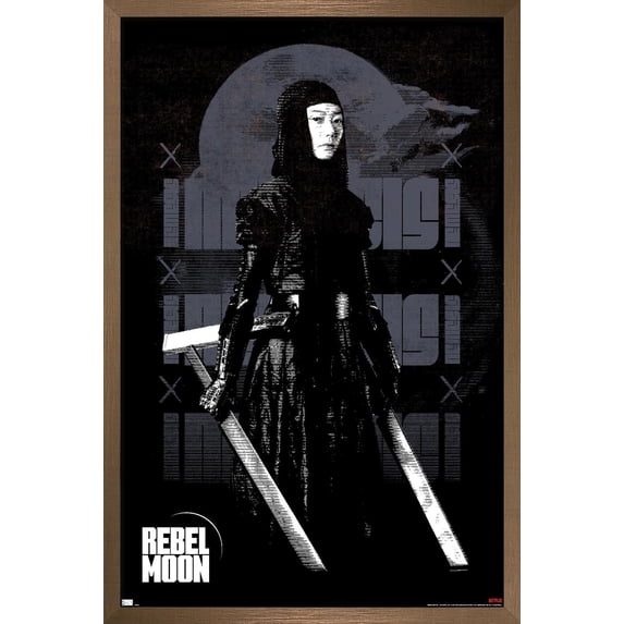 Netflix Rebel Moon: Part One - A Child Of Fire - Nemesis Wall Poster, 22.375" x 34" Framed