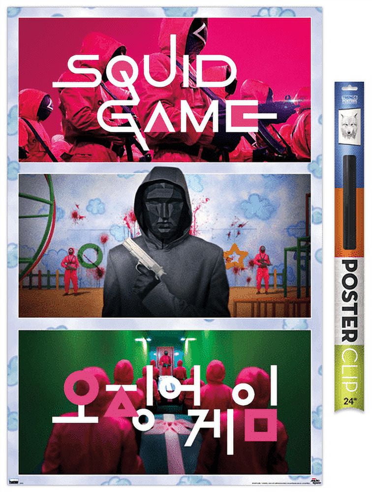 Netflix Squid Game - Collage Wall Poster, 22.375" x 34"