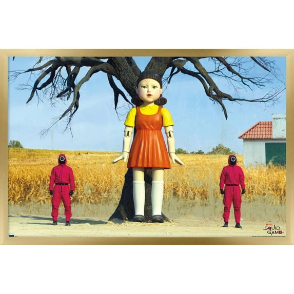 Netflix Squid Game - Doll Wall Poster, 22.375" x 34" Framed