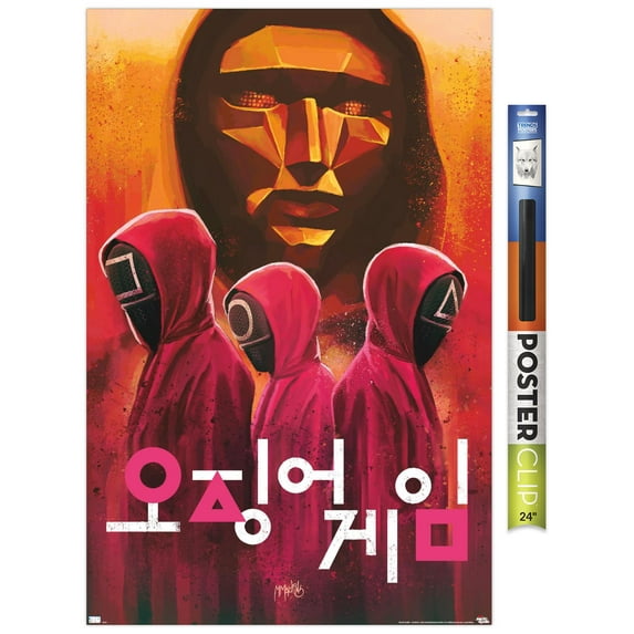 Netflix Squid Game - Evil Group Wall Poster, 22.375" x 34"