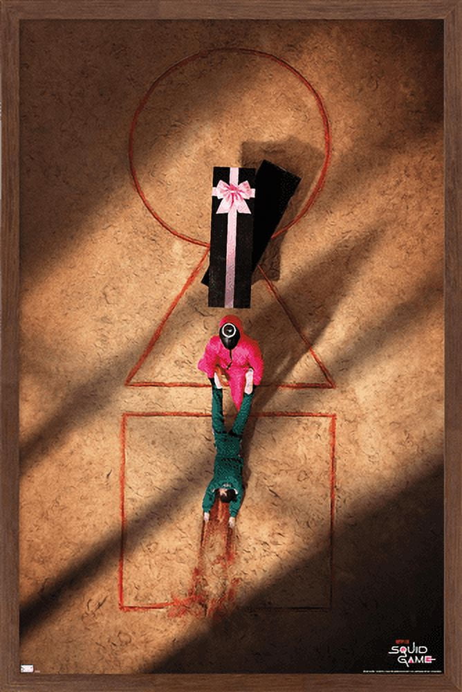 Netflix Squid Game - Field Wall Poster, 22.375" x 34", Framed