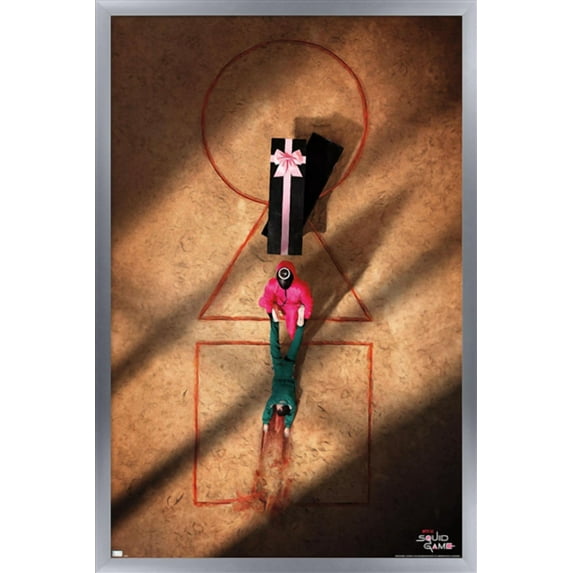Netflix Squid Game - Field Wall Poster, 22.375" x 34", Framed